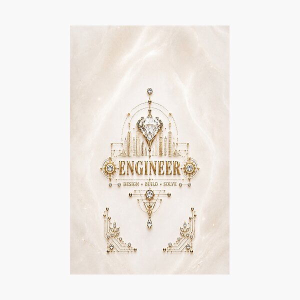 Item preview, Engineer – Pearl White Gold Diamond Engineering Design designed and sold by HO•Designs.