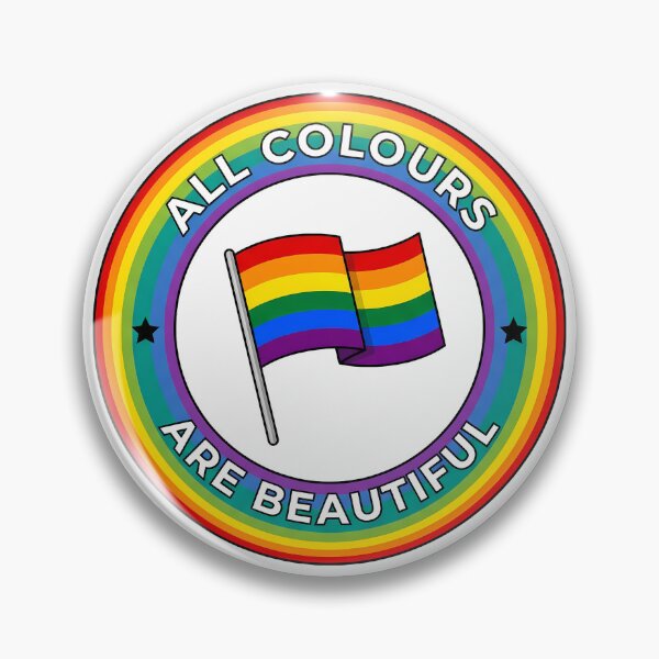 Item preview, All Colors are beautiful - Pride Sticker designed and sold by LoFizzy.