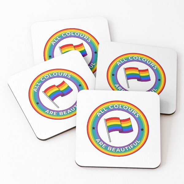 Item preview, All Colors are beautiful - Pride Sticker designed and sold by LoFizzy.