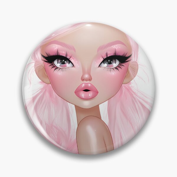 Item preview, Glam Pink Fashion Doll designed and sold by Retro Whimsy.