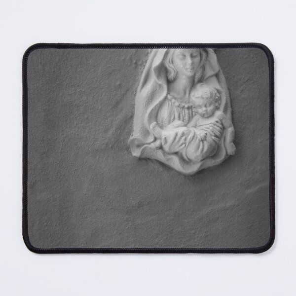 Item preview, Plaster Madonna and Child Relief On Textured Wall Religious Sculpture Evoking Faith and Maternal Devotion designed and sold by Nmallia.