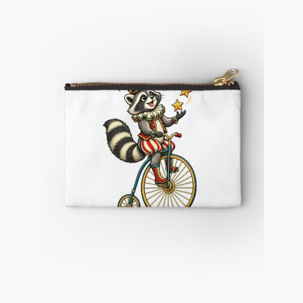 Item preview, Circus Raccoon on a penny-farthing designed and sold by CalipZO.