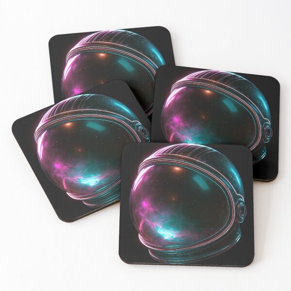 Item preview, Astronaut Helmet Nebula Visor Magenta and Cyan designed and sold by FrostyFrisby.