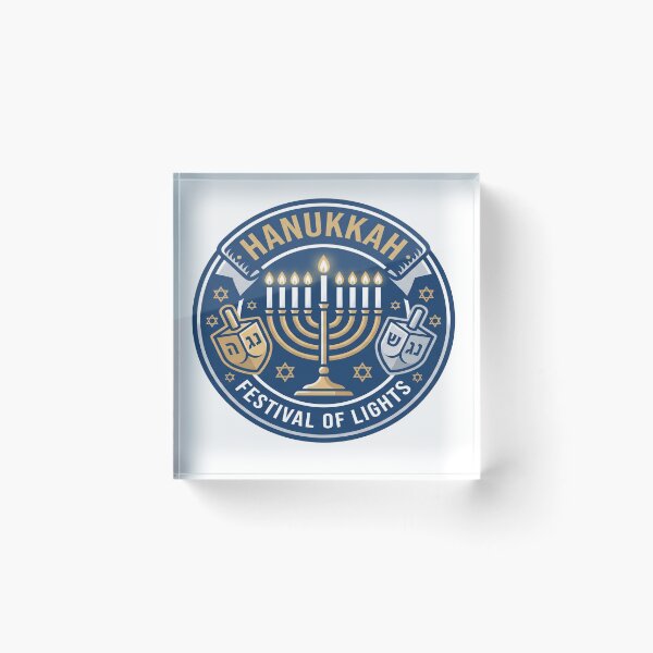 Item preview, Hanukkah Festival of Lights Menorah & Dreidel designed and sold by MD_Design.