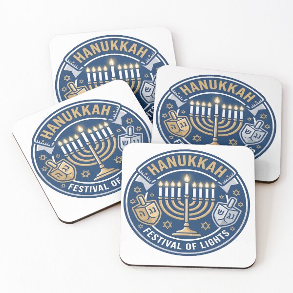 Item preview, Hanukkah Festival of Lights Menorah & Dreidel designed and sold by MD_Design.