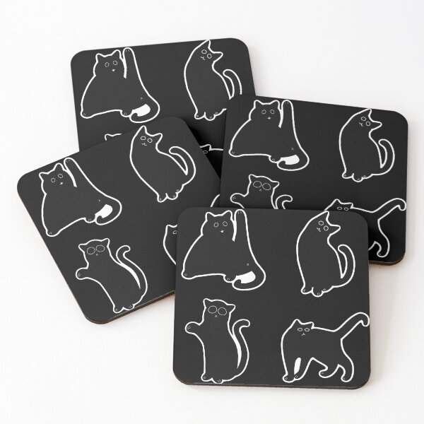 Item preview, Four Silly Looking Cats designed and sold by SimplyCandy.