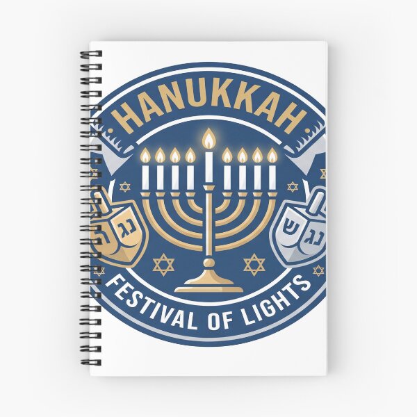 Item preview, Hanukkah Festival of Lights Menorah & Dreidel designed and sold by MD_Design.
