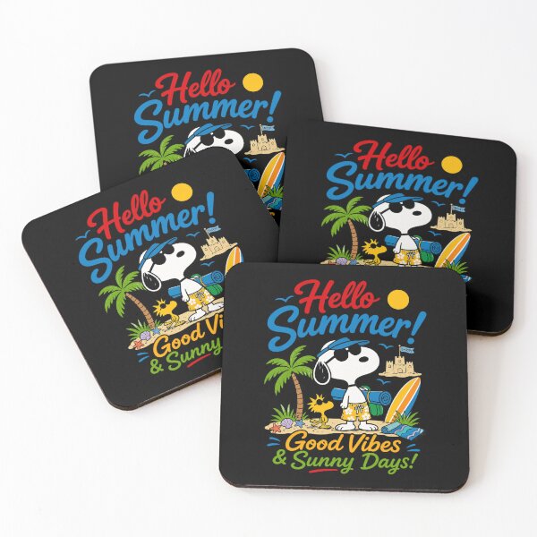Item preview, Snoopy’s Sunny Summer Beach Vibes designed and sold by Side Quest Co..