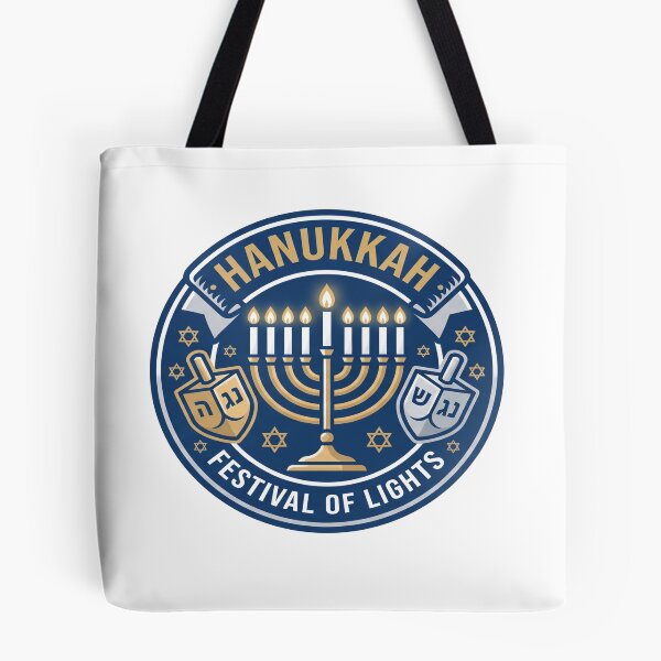 Item preview, Hanukkah Festival of Lights Menorah & Dreidel designed and sold by MD_Design.