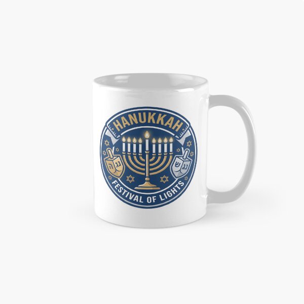 Item preview, Hanukkah Festival of Lights Menorah & Dreidel designed and sold by MD_Design.