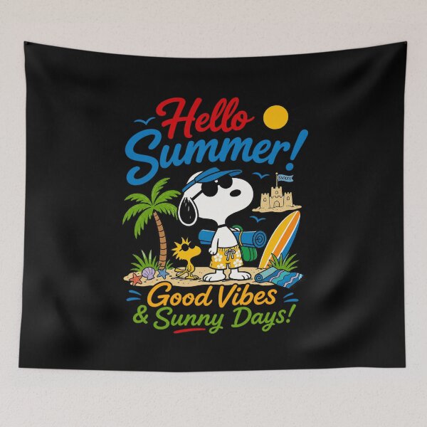 Item preview, Snoopy’s Sunny Summer Beach Vibes designed and sold by Side Quest Co..
