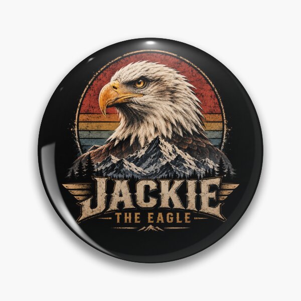 Item preview, Jackie The Big Bear Eagle designed and sold by TheEndDesign.