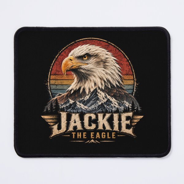 Item preview, Jackie The Big Bear Eagle designed and sold by TheEndDesign.