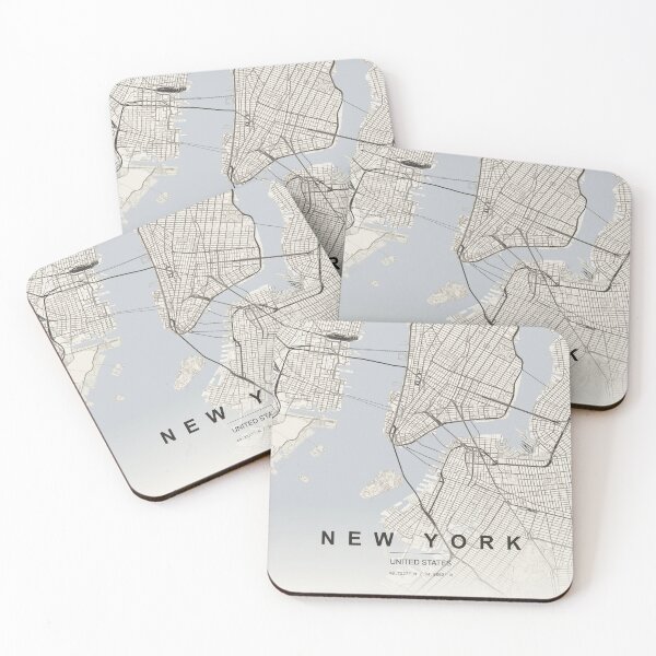 Item preview, New York City Minimalist Map designed and sold by Foryoubroshirt.