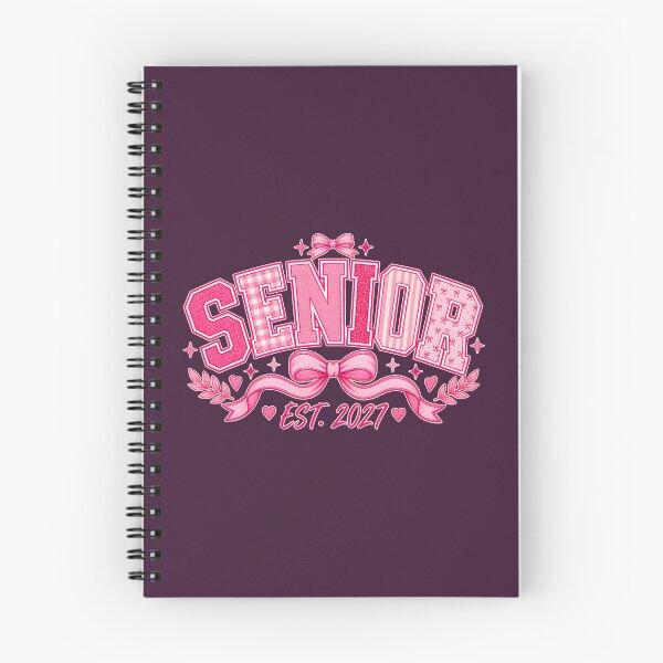 Item preview, Pink Senior 2027 Preppy Bows designed and sold by Blinkwater Designs.