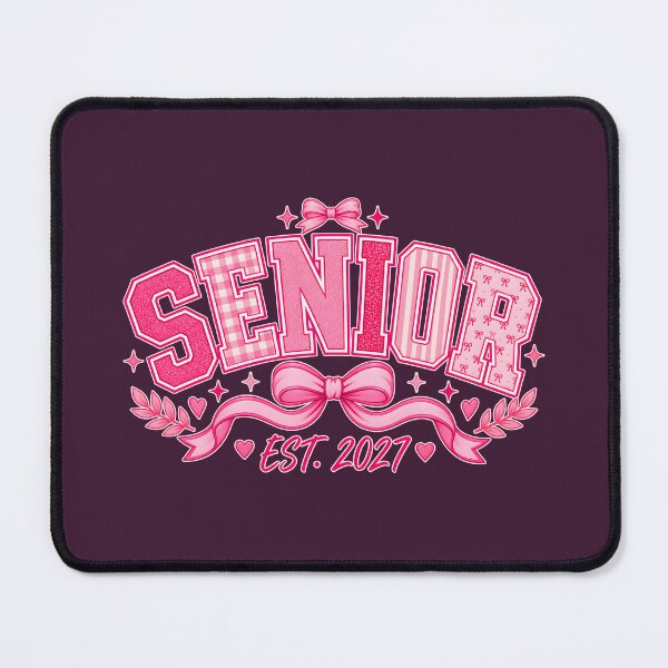 Item preview, Pink Senior 2027 Preppy Bows designed and sold by Blinkwater Designs.