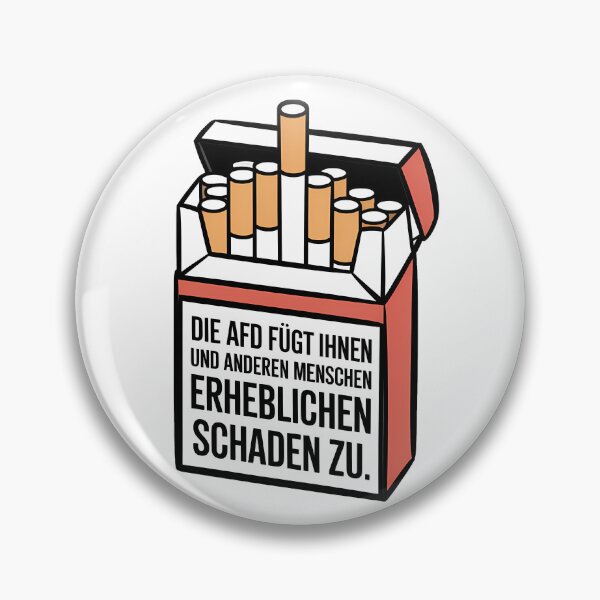 Item preview, AfD Zigaretten - Linke Antifa Sticker designed and sold by LoFizzy.