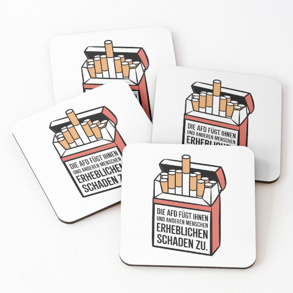 Item preview, AfD Zigaretten - Linke Antifa Sticker designed and sold by LoFizzy.