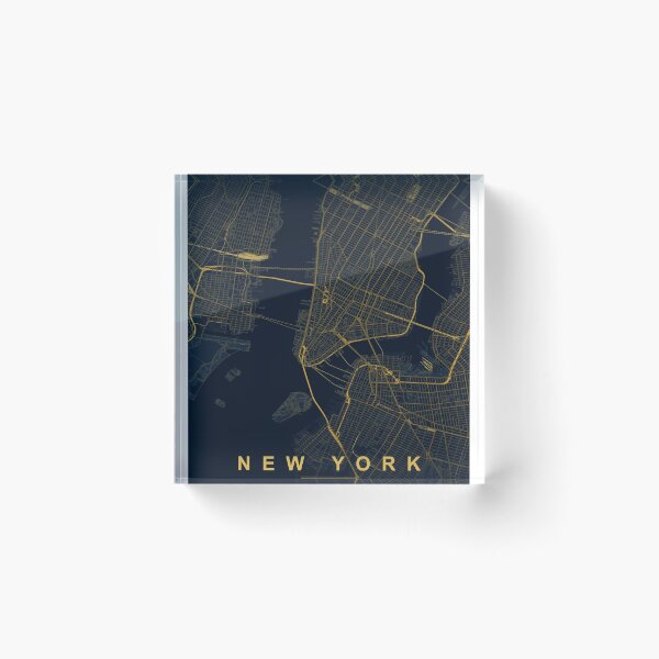 Item preview, New York City Midnight Map designed and sold by Foryoubroshirt.