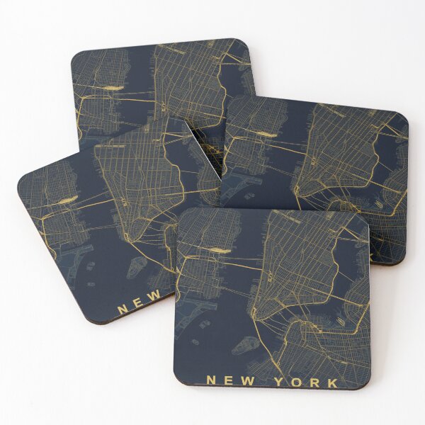 Item preview, New York City Midnight Map designed and sold by Foryoubroshirt.