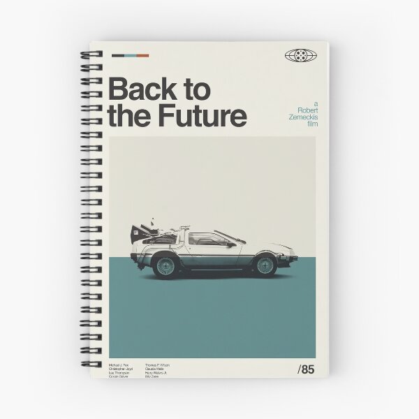Item preview, Minimalist Vintage Movie Back To Future Poster designed and sold by sintiamarischa.
