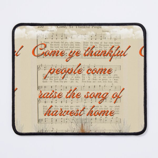 Item preview, Come Ye Thankful People Come Vintage Hymn designed and sold by stella literarium.