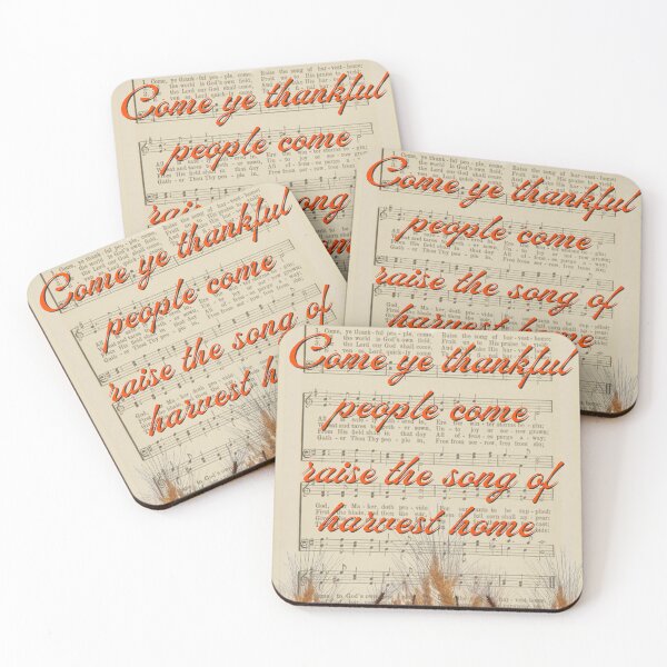 Item preview, Come Ye Thankful People Come Vintage Hymn designed and sold by stella literarium.