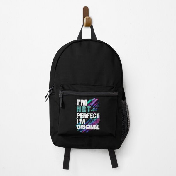 Item preview, I'm Not Perfect I'm Original - Retro Neon Abstract Streetwear Art designed and sold by A-M-G-Shop.