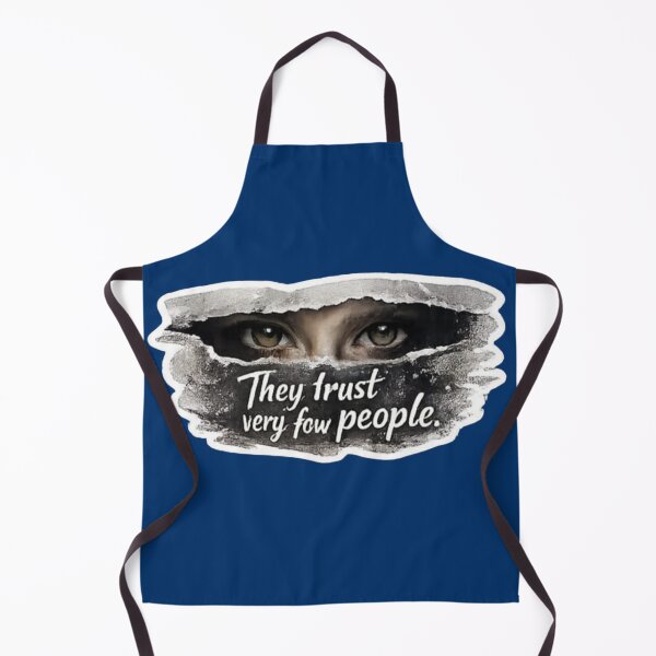 Item preview, They Trust Very Few People Torn Paper Eyes Quote Sticker designed and sold by Scro-Ciob-Shop.