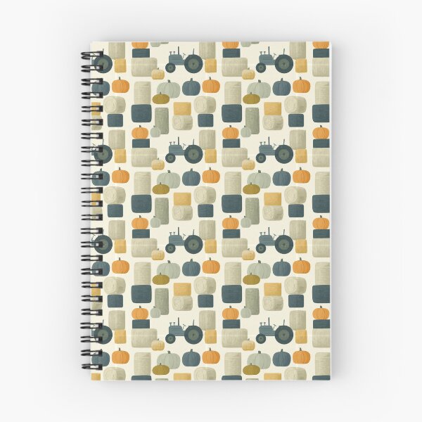 Item preview, Minimalist Country Autumn: Hay Bales & Tractors designed and sold by TJ Art and Camera.