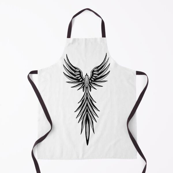Item preview, Grey Phoenix Tribal Fire Bird Graphic designed and sold by URSM.
