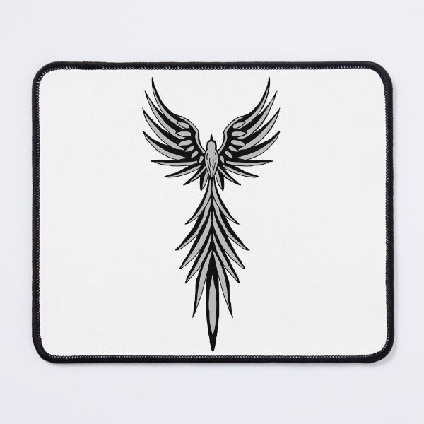 Item preview, Grey Phoenix Tribal Fire Bird Graphic designed and sold by URSM.
