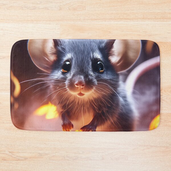 Item preview, Tiny Cute Halloween Mouse with Pumpkin designed and sold by LenNo9881.