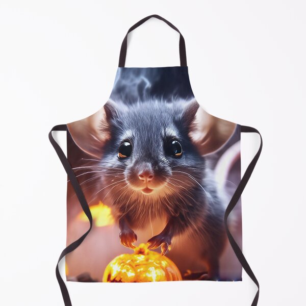 Item preview, Tiny Cute Halloween Mouse with Pumpkin designed and sold by LenNo9881.