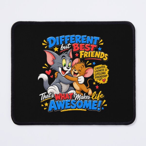 Item preview, Tom and Jerry - Different, Best Friends designed and sold by Side Quest Co..