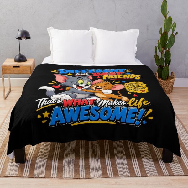 Item preview, Tom and Jerry - Different, Best Friends designed and sold by Side Quest Co..