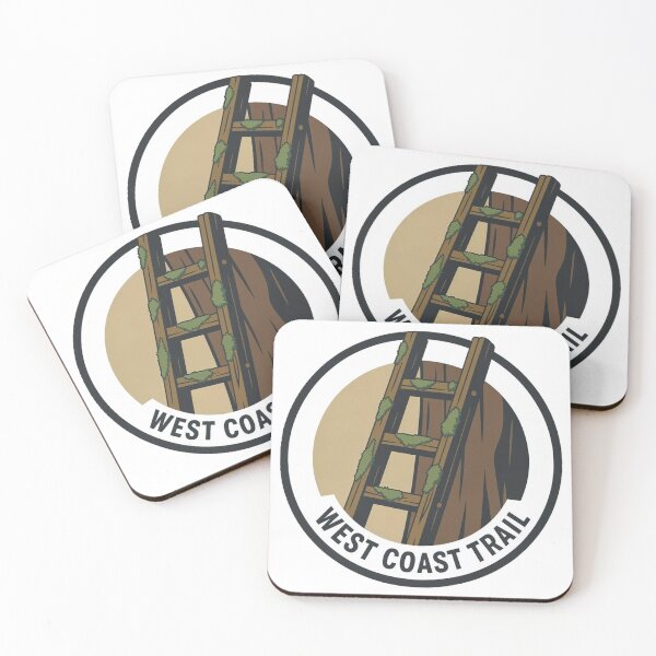 Item preview, Mossy trail ladder West Coast Trail designed and sold by Sparking Synapses.