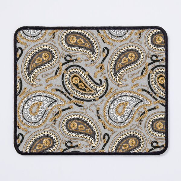 Item preview, Greymelange & Gold Paisley designed and sold by EK EXCLUSIVE.