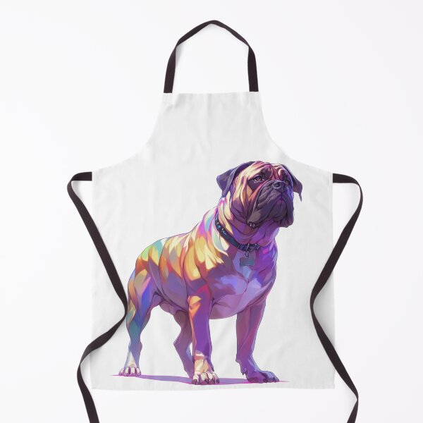 Item preview, Colorful Bullmastiff puppy dog designed and sold by MendaciousMina.