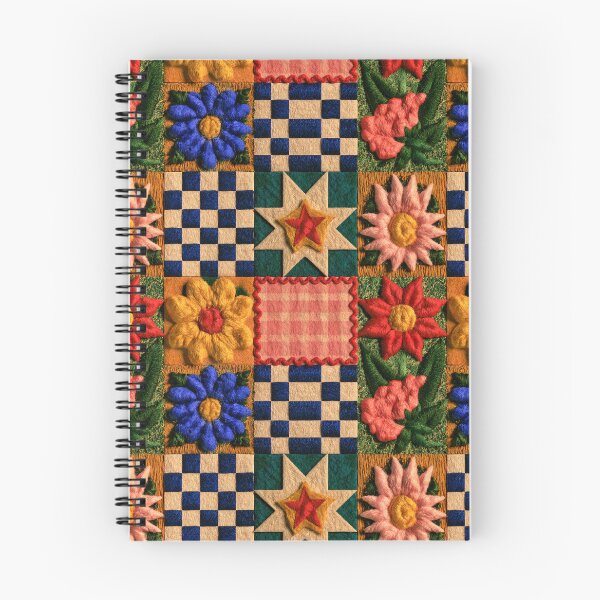 Item preview, Colorful Checkerboard Star Quilt Patchwork Pattern designed and sold by MeanPanduh.