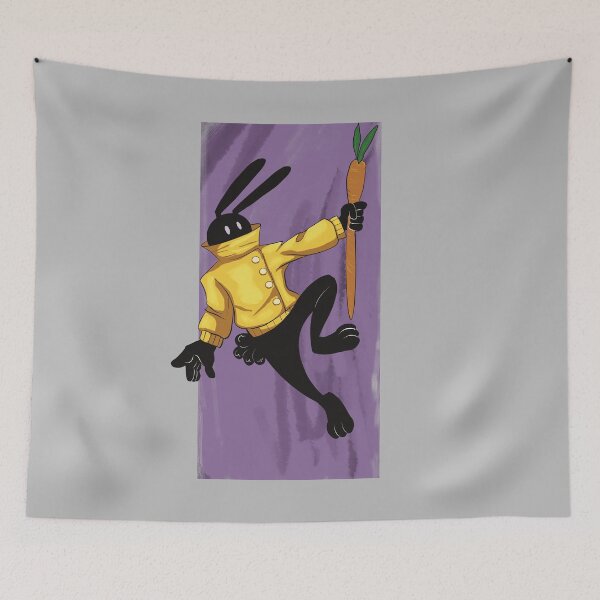 Item preview, MYSTERIOUS BLACK RABBIT designed and sold by DroidMonkey.