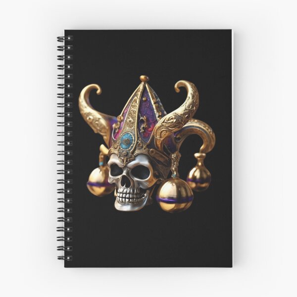 Item preview, Ornate Gothic Jester Skull Fantasy Art designed and sold by LenNo9881.