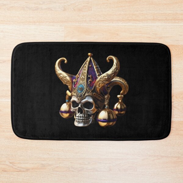 Item preview, Ornate Gothic Jester Skull Fantasy Art designed and sold by LenNo9881.
