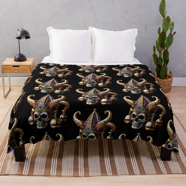 Item preview, Ornate Gothic Jester Skull Fantasy Art designed and sold by LenNo9881.