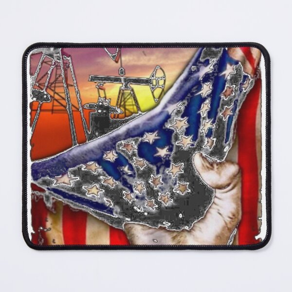 Item preview, Oilfield Us Flag Hand Grab American Oilfield Lover_1 designed and sold by EvilGorilla.