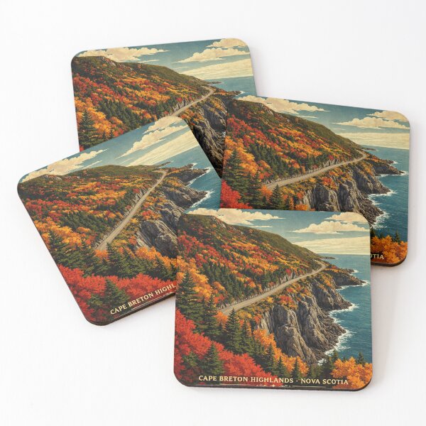 Item preview, Cape Breton Highlands Nova Scotia Autumn Vintage designed and sold by JIGUWORLD.