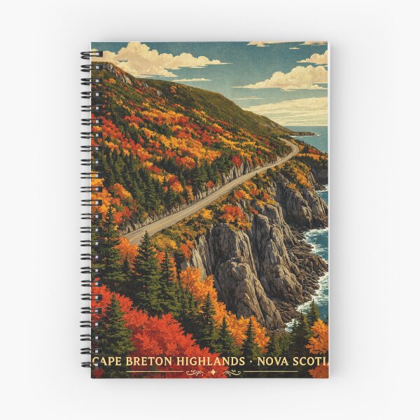 Item preview, Cape Breton Highlands Nova Scotia Autumn Vintage designed and sold by JIGUWORLD.