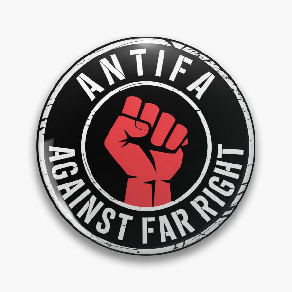 Item preview, Antifa against Far Right - Linke Antifa Merch designed and sold by LoFizzy.