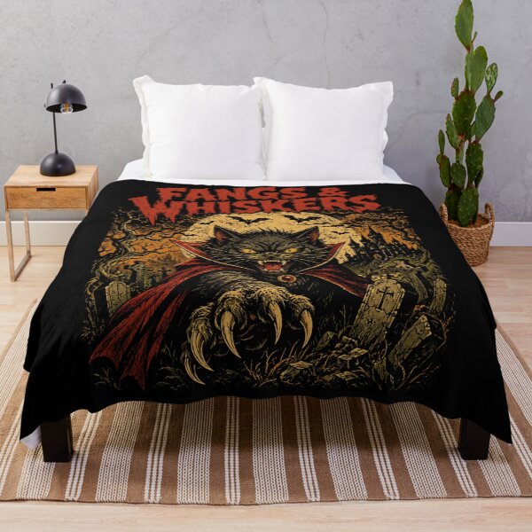 Item preview, Vampire Cat Under Full Moon – Spooky Halloween designed and sold by will freed18.