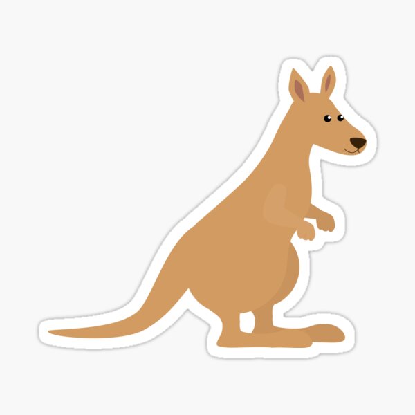 Monstapals Kangaroo Sticker